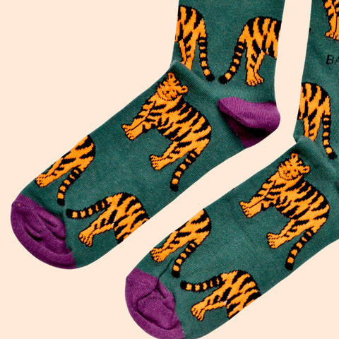 Tiger Bamboo Socks - Sprouts of Bristol