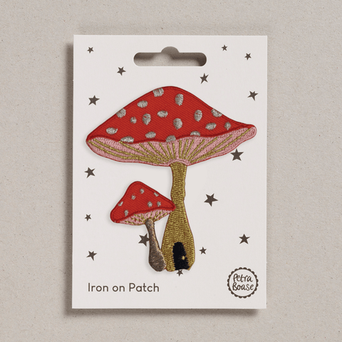 Toadstool Iron on Patch - Sprouts of Bristol