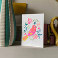 Tropical Bird Riso Papercut Greetings Card - Sprouts of Bristol