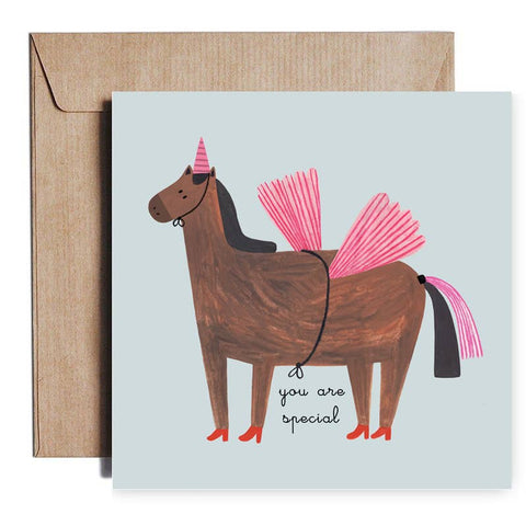 Unicorn Greetings Card - Sprouts of Bristol