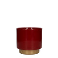 Varedo Ceramic Planter – Deep Red - Sprouts of Bristol