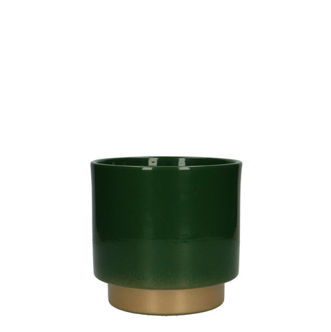 Varedo Ceramic Planter – Forest Green - Sprouts of Bristol