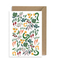 Vegetable Greetings Card - Sprouts of Bristol