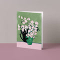 Vincat and Roses Cat Greetings Card - Sprouts of Bristol