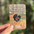 Western Capercaillie Enamel Pin – Designed by Ferne Creative - Sprouts of Bristol