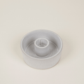 White Speckle 7/8” Candle Holder - Sprouts of Bristol