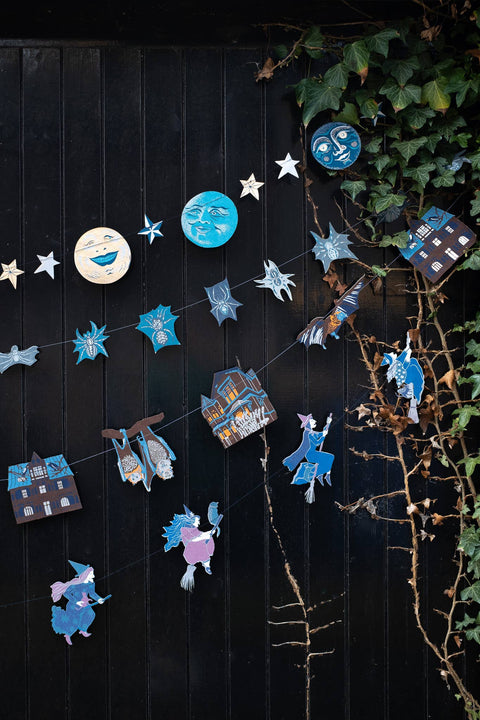 Wicked Witches Sewn Garland - Sprouts of Bristol