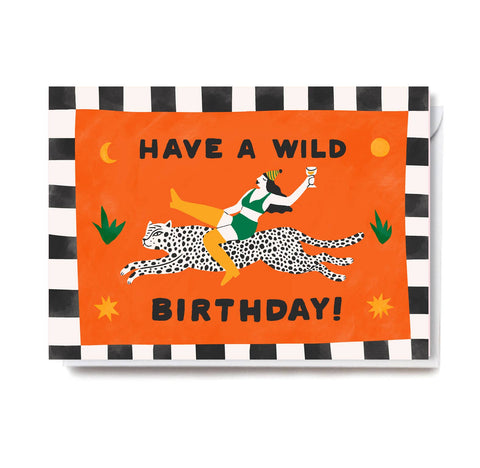 WILD BIRTHDAY Greetings Card - Sprouts of Bristol
