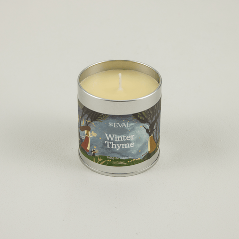 Winter Thyme Scented Christmas Tin Candle - Sprouts of Bristol