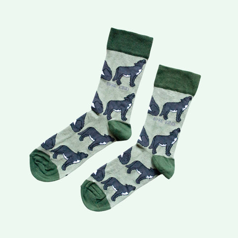 Wolves Bamboo Socks - Sprouts of Bristol