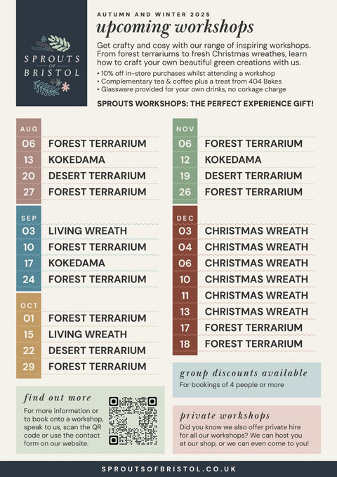 Workshops at Sprouts - Sprouts of Bristol