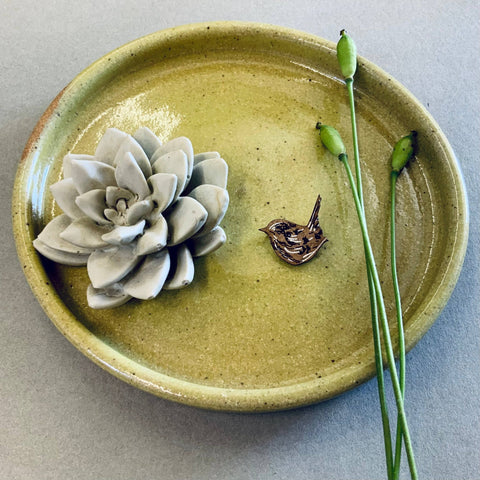 Wren Mini Pin Brooch - Sprouts of Bristol
