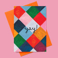Yay! Greetings Card - Sprouts of Bristol