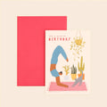 Yoga Birthday Card | Relaxing Birthday | Mindfulness A6 Greetings Card - Sprouts of Bristol