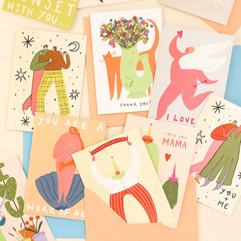 You Are A Work Of Art Greeting Card | Venus Card | Birthday | A6 Greetings Card - Sprouts of Bristol