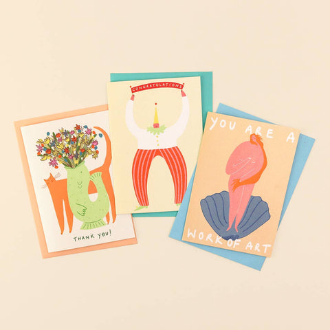 You Are A Work Of Art Greeting Card | Venus Card | Birthday | A6 Greetings Card - Sprouts of Bristol