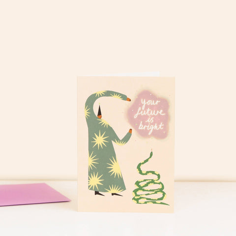 Your Future Is Bright Greeting Card | Graduation | New Job - Sprouts of Bristol