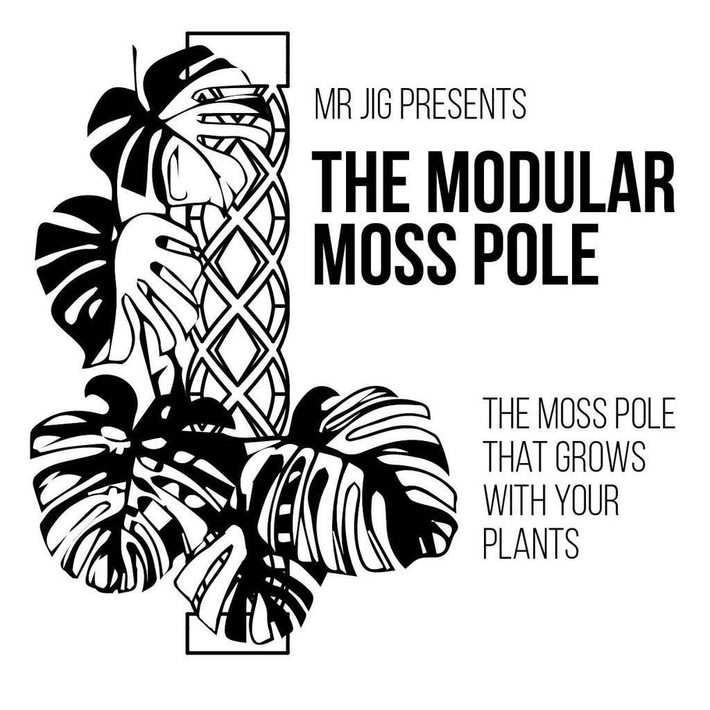 3D Printed Modular Moss Pole - Sprouts of Bristol