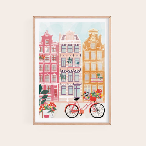 Amsterdam City Print - Sprouts of Bristol