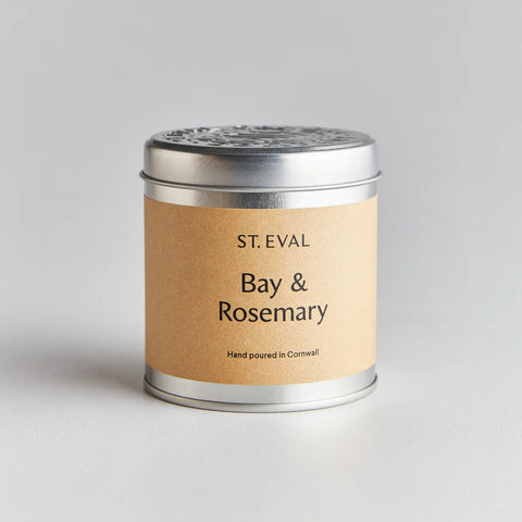 Bay & Rosemary Scented Tin Candle - Sprouts of Bristol