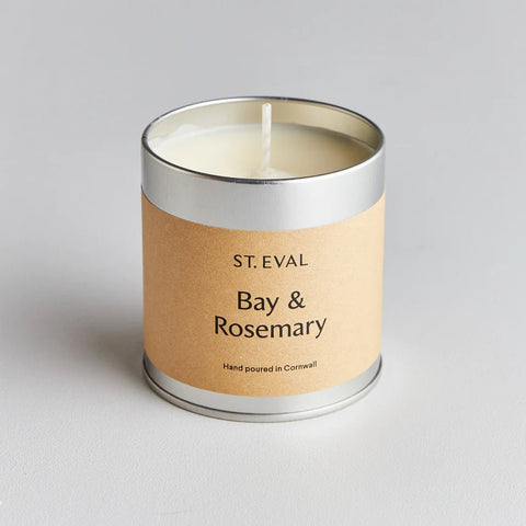 Bay & Rosemary Scented Tin Candle - Sprouts of Bristol