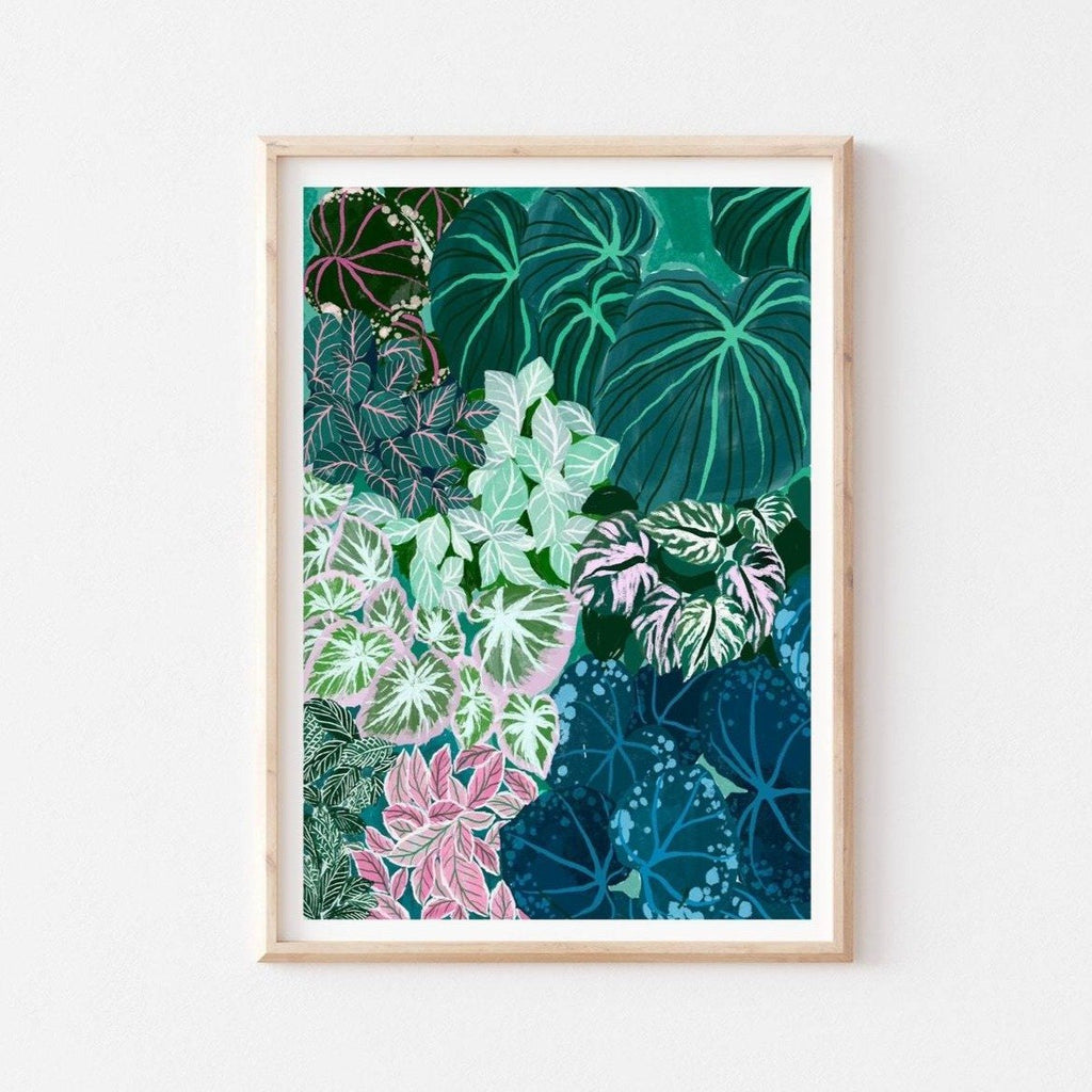 Begonia A3 Print by Alice Landen - Sprouts of Bristol