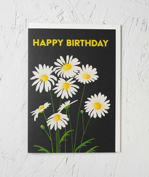 Birthday Daisy Greetings Card - Sprouts of Bristol