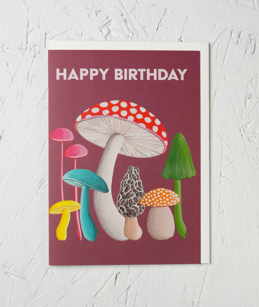 Birthday Fungi Greetings Card - Sprouts of Bristol