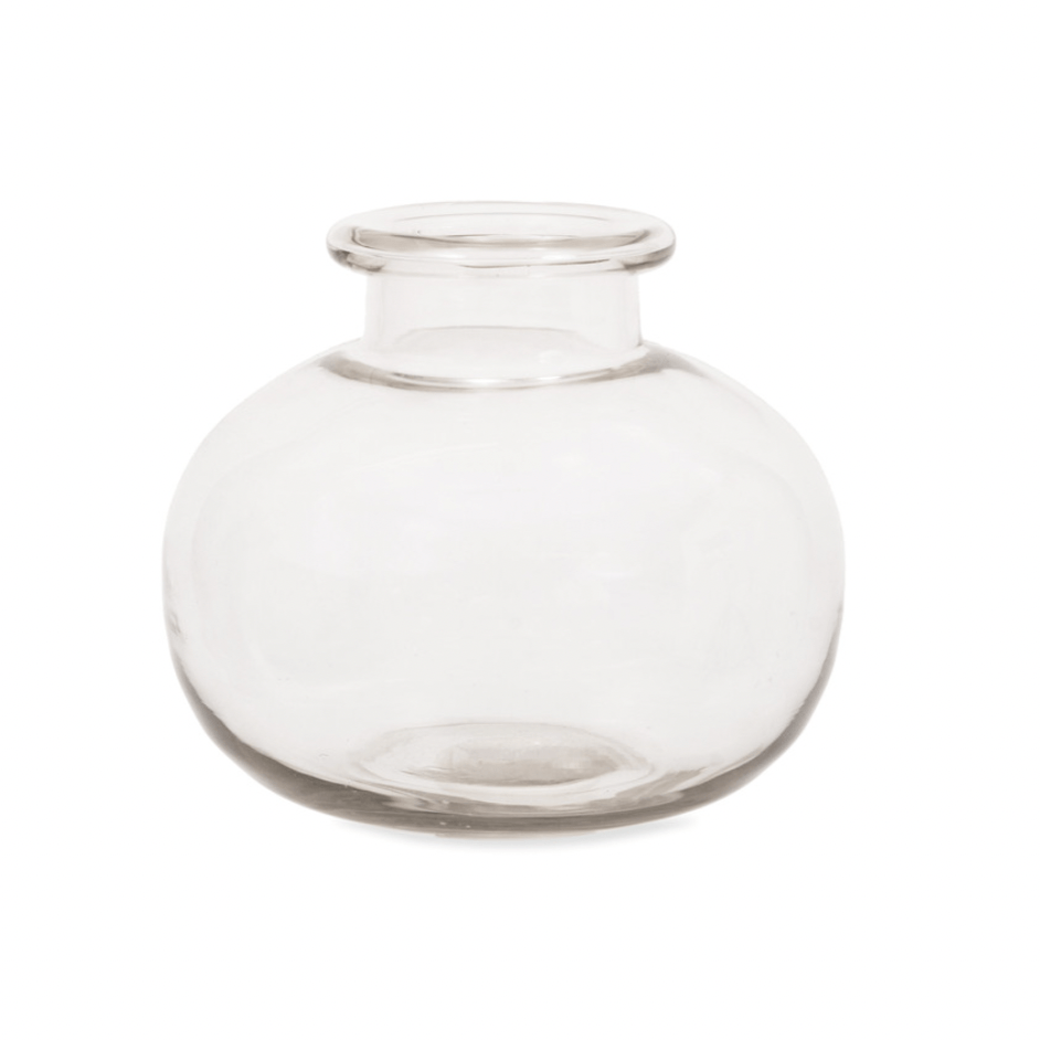 Bloomfield Round Recycled Glass Vase - Sprouts of Bristol