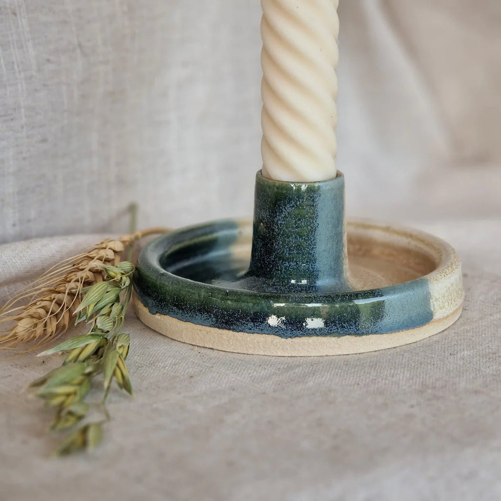Blue Mountains Ceramic Candlestick Holder - Sprouts of Bristol