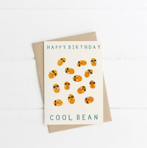 Cool Bean Birthday Greetings Card - Sprouts of Bristol