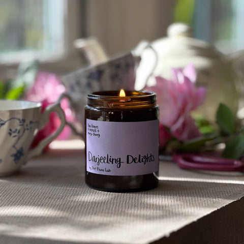 Darjeeling Delights Natural-Wax Candle - Sprouts of Bristol