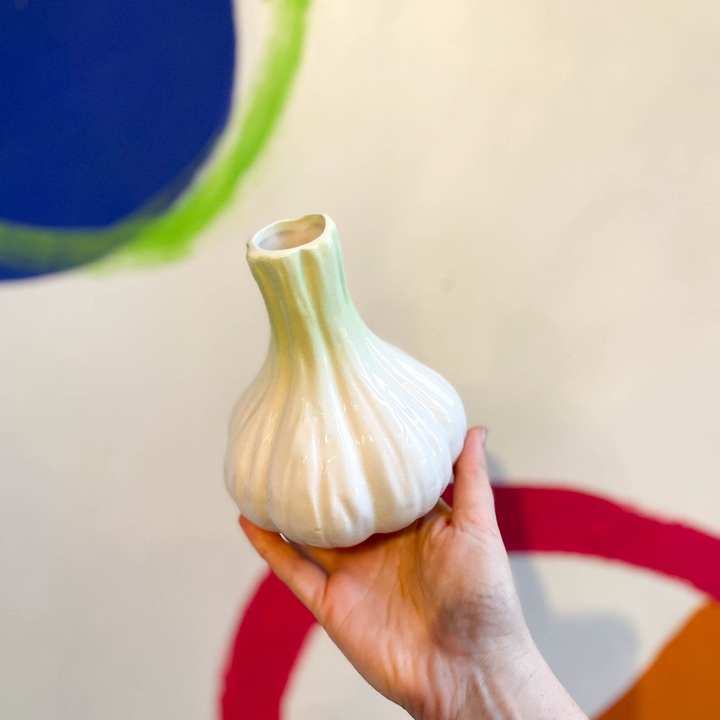 Garlic Bulb Ceramic Vase - Sprouts of Bristol