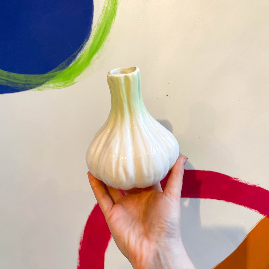 Garlic Bulb Ceramic Vase - Sprouts of Bristol