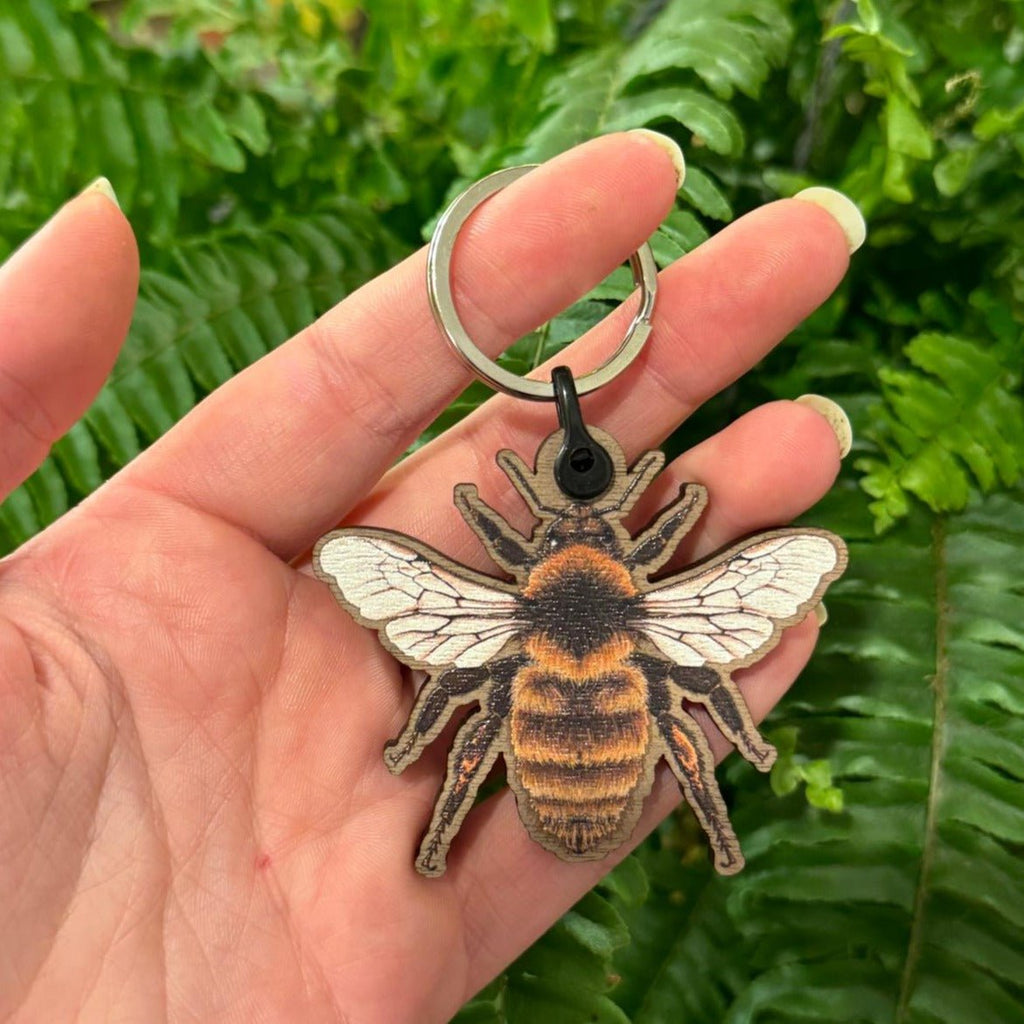 Great Yellow Bumblebee Keyring - Sprouts of Bristol