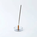 Grey and Orange Duo Tone Glass Incense Holder - Sprouts of Bristol
