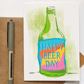 Happy Beer Day Card by Sherry Pritchet Design - Sprouts of Bristol