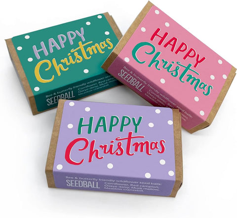 Happy Christmas Seed Matchstick Boxes - Sprouts of Bristol