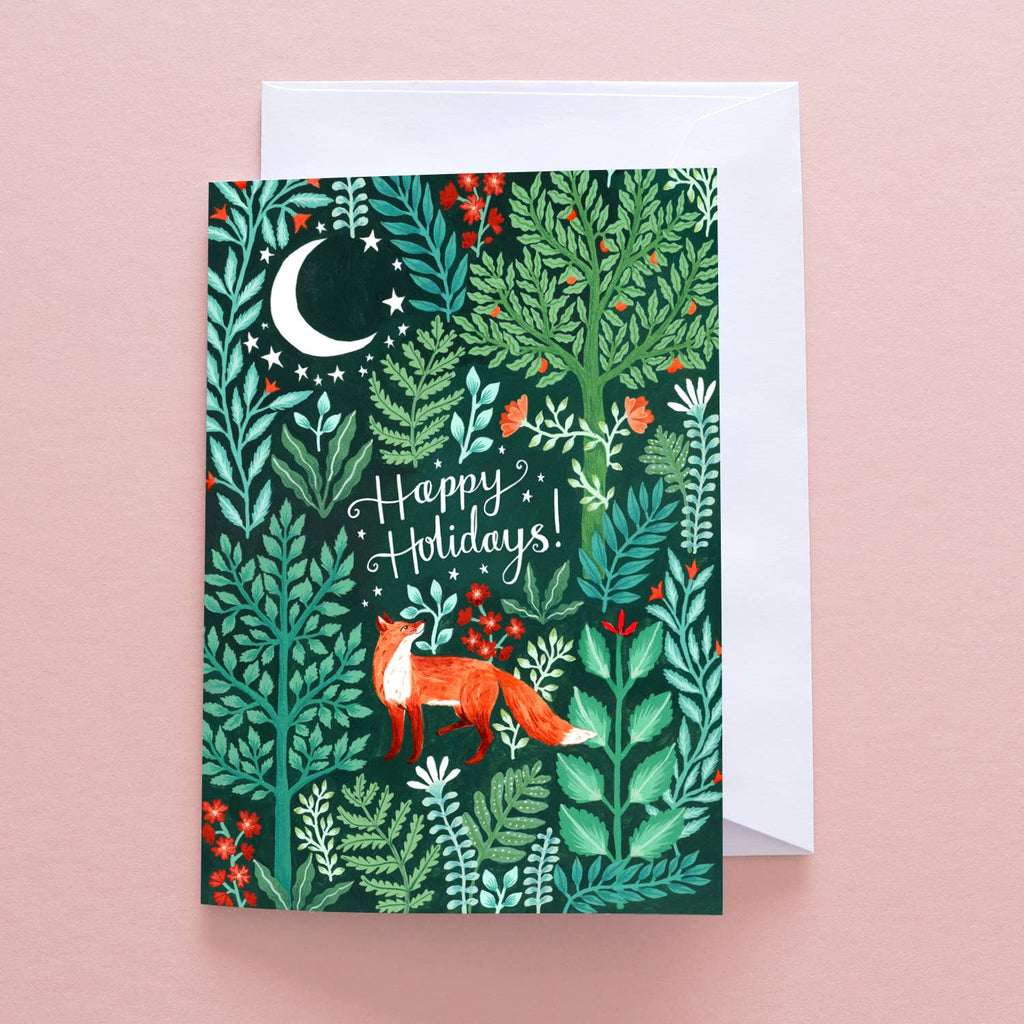 Happy Holidays Christmas Greetings Card - Sprouts of Bristol