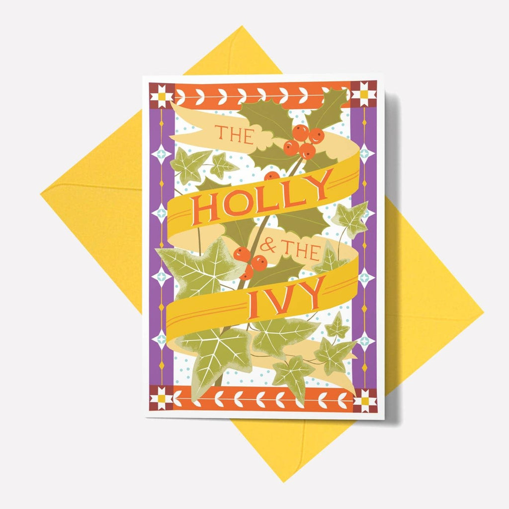 Holly & the Ivy Greetings Card - Sprouts of Bristol