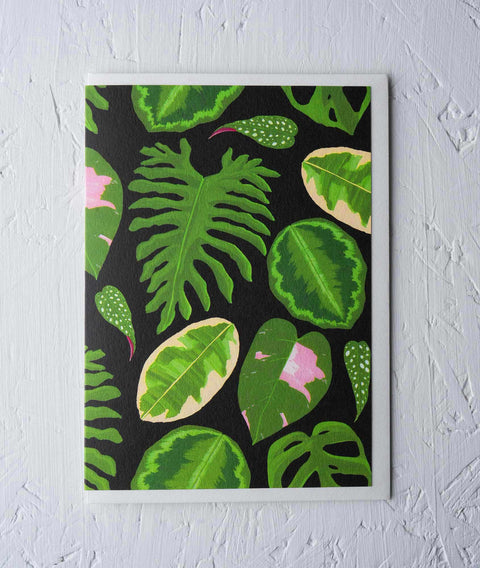 Houseplant Shirt Greetings Card - Sprouts of Bristol