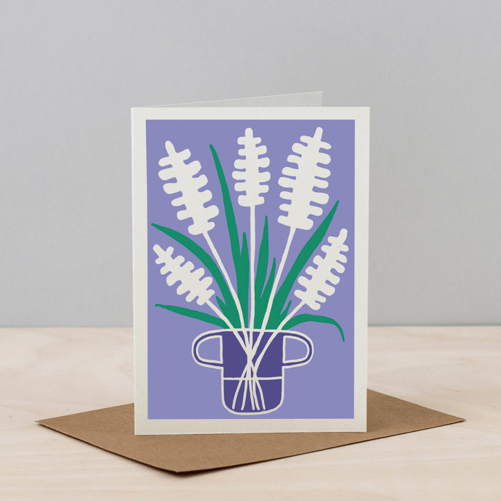 Hyacinth Greetings Cards - Sprouts of Bristol