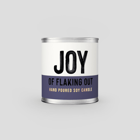 Joy of Flaking Out - Chocolate Scented Soy Candle - Sprouts of Bristol
