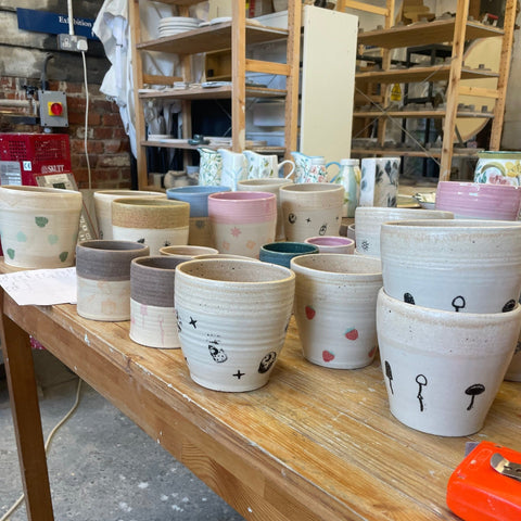 Limited Edition Handmade Ceramic Pots - Sprouts of Bristol