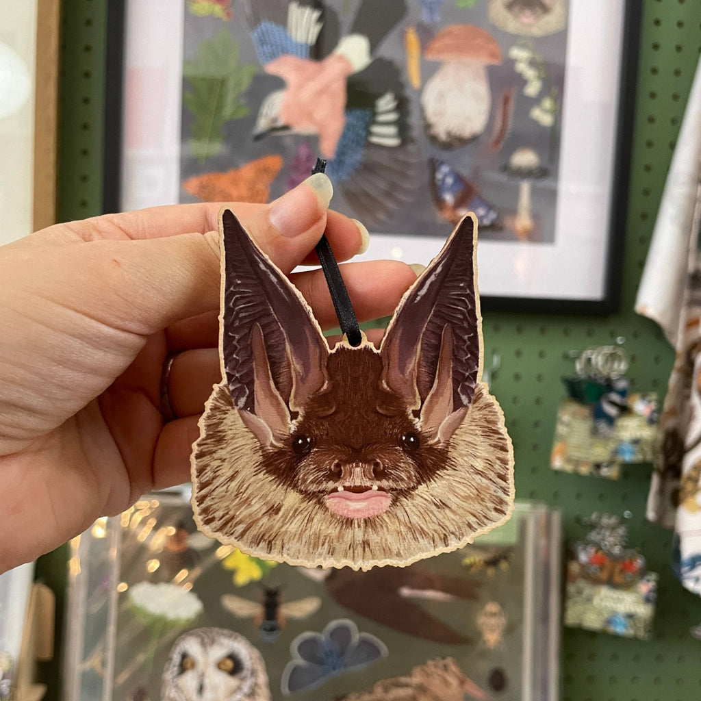 Long-eared Bat Wooden Decoration - Sprouts of Bristol