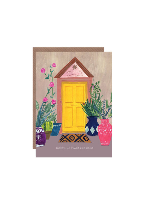 New Home Front Door Greetings Card - Sprouts of Bristol