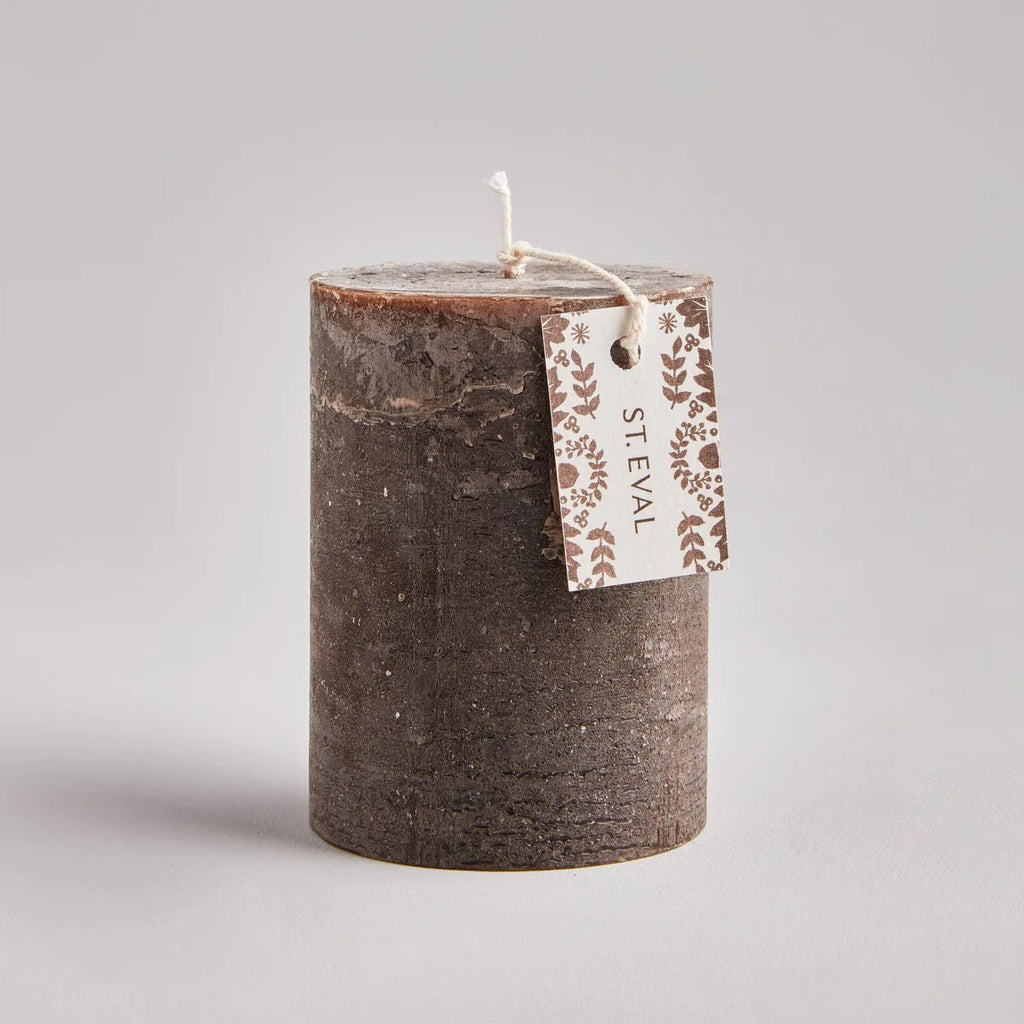 Oak, Folk 3" x 4" Scented Pillar Candle - Sprouts of Bristol