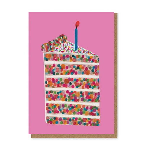 Piece of Cake Greetings Card - Sprouts of Bristol