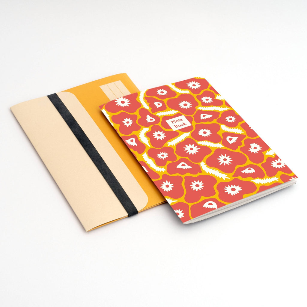 Poppy Notebook + Folder (A5) - Sprouts of Bristol