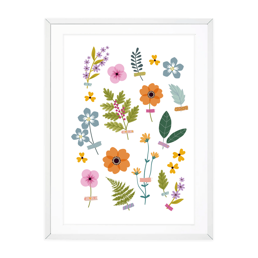 Pressed Flowers A4 Print by Oh So Daisy - Sprouts of Bristol